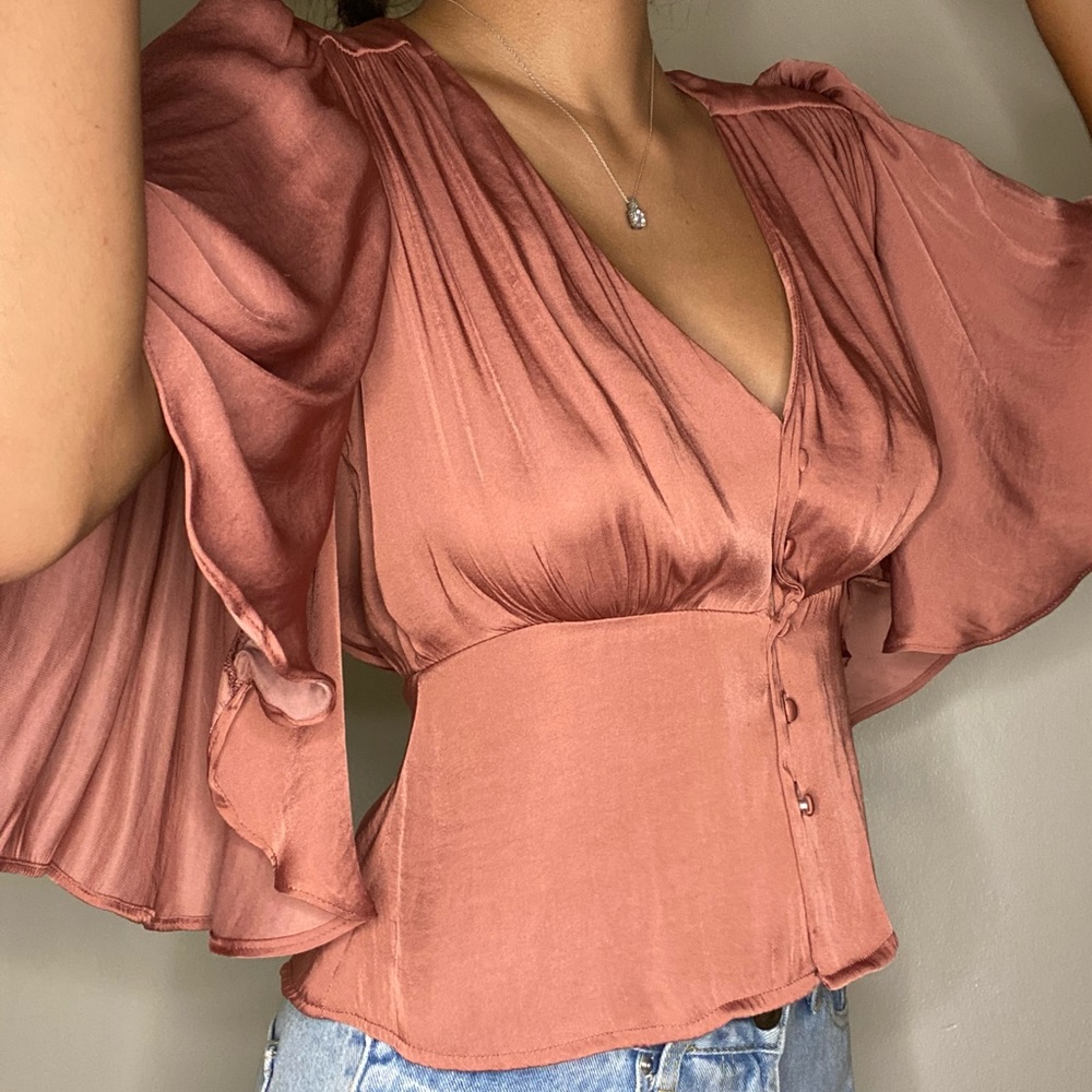 From forever 21, size small, coral